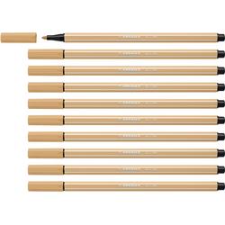 STABILO Pen 68 - Premium Viltstift - Lichtoker - Doos 10 stuks