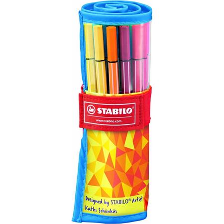 STABILO Pen 68 Rollerset Fan Edition - Blauw