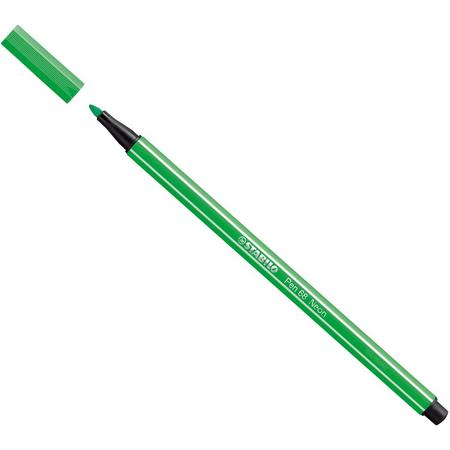 STABILO Pen 68 Viltstift Neon Groen - per stuk