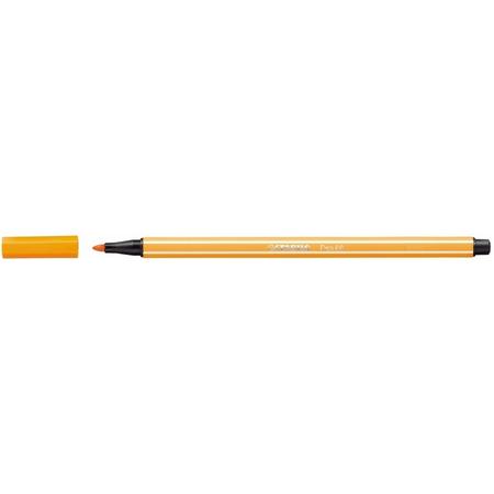 STABILO Pen 68 Viltstift Neon Oranje - per stuk