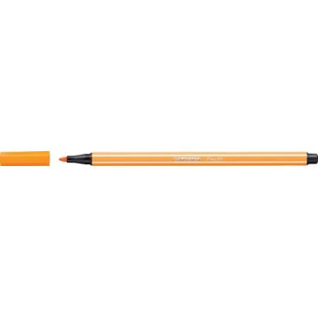 STABILO Pen 68 Viltstift Oranje - per stuk