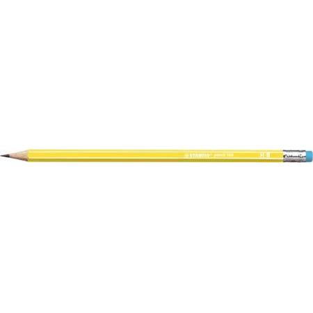 Stabilo pencil 160 with eraser HB yellow