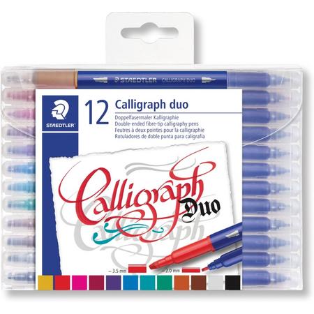 Calligraphy duo kalligrafie pen - set 12 st