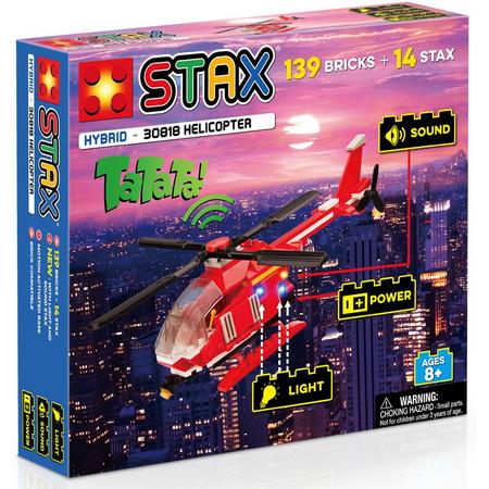 STAX Hybrid Helicopter bouwen met licht en geluid