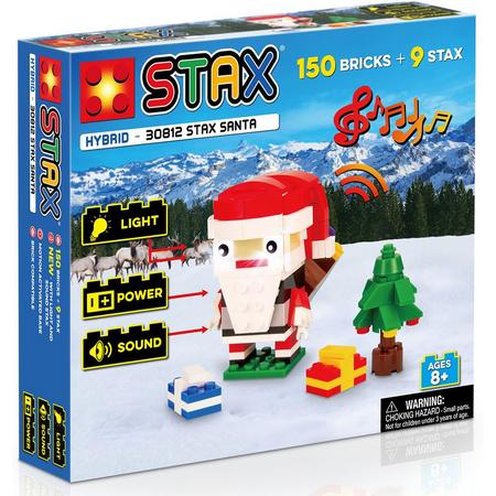 STAX Hybrid STAXfigz Santa bouwen met licht en geluid