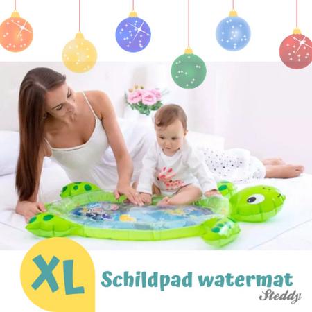Speelmat Baby Schildpad - Baby Speelkleed - Tummy Time - Babygym - Waterspeelmat - Baby Speelmat - Cadeau peuter - Water Speel Mat
