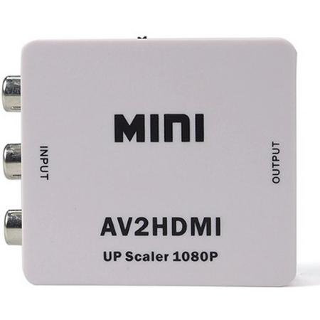 AV naar HDMI Omzetter Converter / Wit