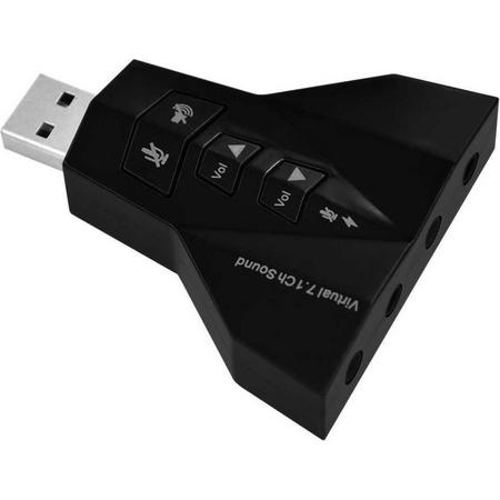 SVH Company Externe Geluidskaart USB 2.0 - 7.1 CH 3D Virtual Surround Sound Card - Audio Kaart Adapter