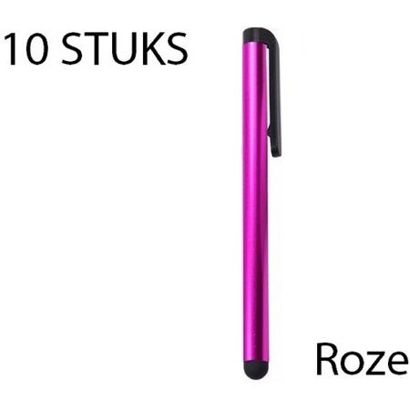 Stylus Pennen 10 Stuks Roze - Geschikt voor iedere Smartphone en Tablet - Aanraakscherm Geschikt - Must Have!