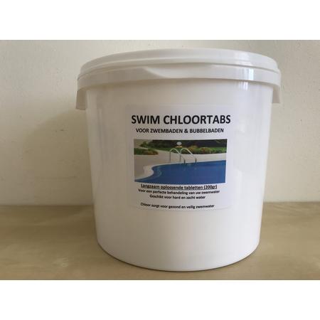 Chloortabletten 200g 5KG 200 gram 5 kilo emmer 200grams 200gr zwembad chloor tabletten - zwembadonderhoud zwembadreinigingsmiddel
