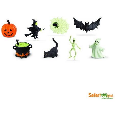 Glow-in-the-Dark Halloween Minifiguren 8 stuks