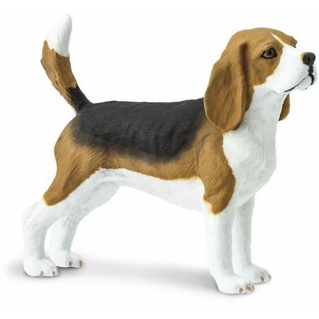 Plastic speelgoed Beagle hond 6 cm