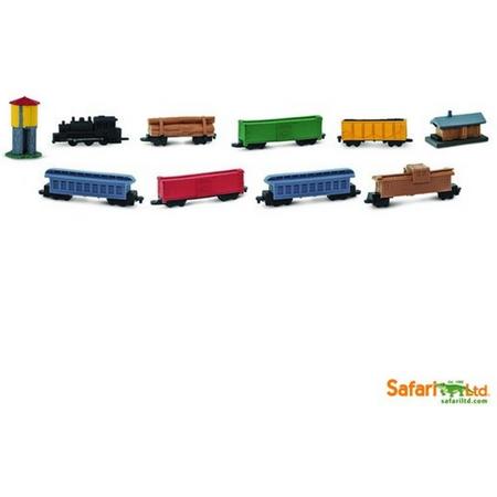 Stoom treinen Minifiguren 10 stuks