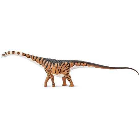 Safari Dinosaurus Malawisaurus Junior 35 Cm Rubber Wit/bruin/zwart