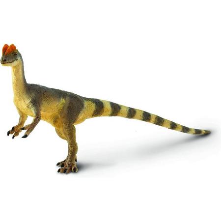 Safari Speelfiguur Dilophosaurus Noveltie 16 X 7 Cm Geel/grijs