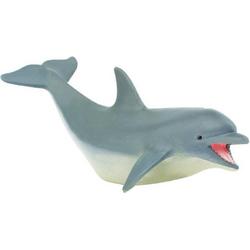 speeldier dolfijn junior 12,5 x 5 cm blauw/wit