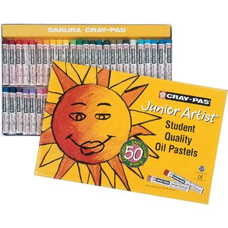 Cray-Pas Junior Artist oliepastels 50 kleuren oliepastelkrijt