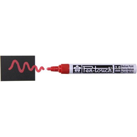 Pen-Touch decomarker decoratiestift rood met medium punt (2,0 mm)