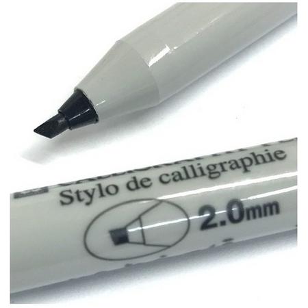 SAKURA Calligrafie Pen Zwart 2 mm