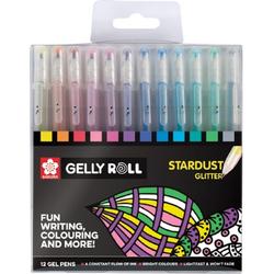   Gelly Roll 12 gelpennen - glitter effect