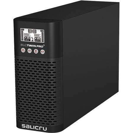 Salicru SLC 1000 TWIN PRO 2 Dubbele conversie (online) 1000VA 3AC-uitgang(en) Toren Zwart UPS