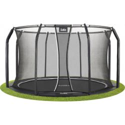   Royal Baseground - inground trampoline met veiligheidsnet - ø 251 cm - Zwart