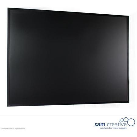Krijtbord met zwarte lijst, 120x200 cm