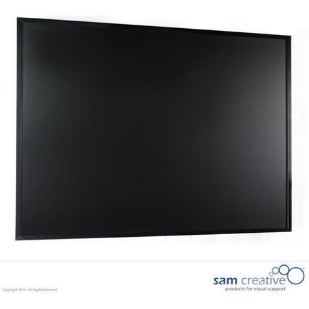 Krijtbord met zwarte lijst, 120x240 cm