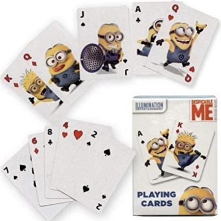 Despicable Me - XL Jumbo Speelkaarten - Minions 14 X 9 cm - Kaartspel - Groot kaartspel - Jumbo kaartspel - minions - verschrikkelijke ikke - Pesten