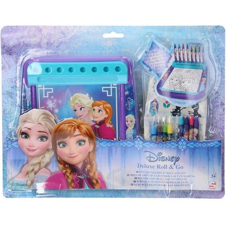 Disney Frozen Luxe Kleurtafel Inclusief Stiften en Accessoires