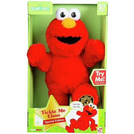 Sesamstraat tickle me Elmo knuffel special edition B/O 40cm