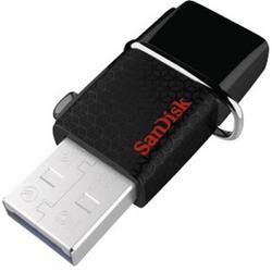 Sandisk Ultra Dual 3.0 16GB USB 3.0 (3.1 Gen 1) USB-Type-A-aansluiting Zwart USB flash drive