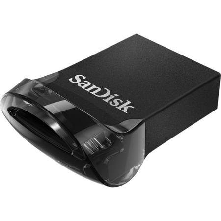 Sandisk Ultra Fit 256GB USB 3.0 (3.1 Gen 1) USB-Type-A-aansluiting Zwart USB flash drive
