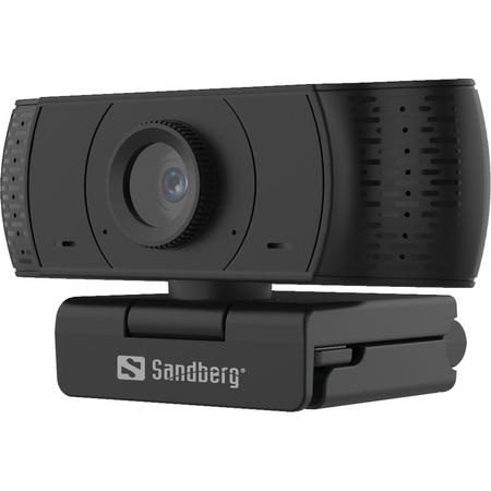 Sandberg 134-16 webcam 2 MP 1920 x 1080 Pixels USB 2.0 Zwart