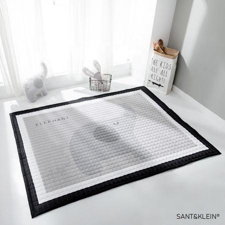 Speelkleed - Sant&Klein - Olifant - 150 x 100 cm - Uitwasbaar - Deken om op te Spelen - Kraamcadeau