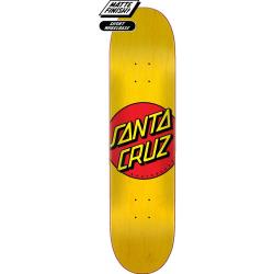 Santa Cruz Classic Dot  7.75” skateboard deck yellow