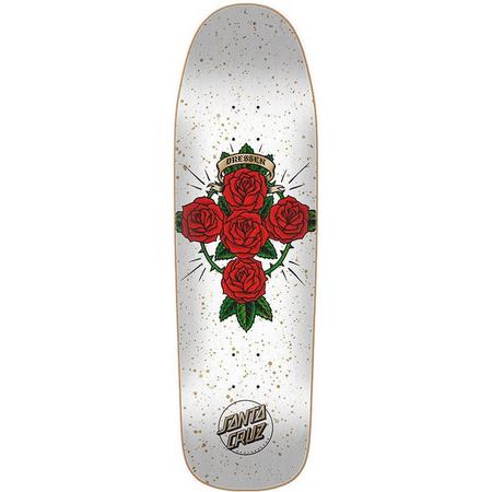 Santa Cruz Dressen Rose Cross 9.3 skateboard deck