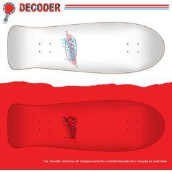 Santa Cruz Meek Slasher Decoder 10.1 oldschool skateboard deck