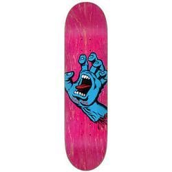 Santa Cruz Screaming Hand 7.8 skateboard deck pink