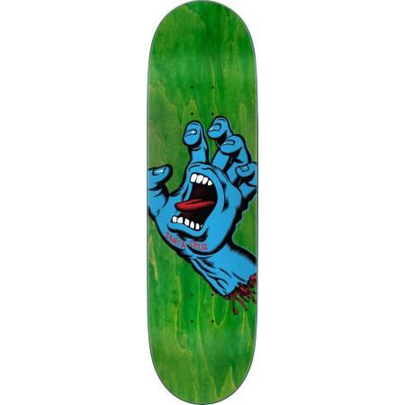 Santa Cruz Screaming Hand 8.8” skateboard deck green