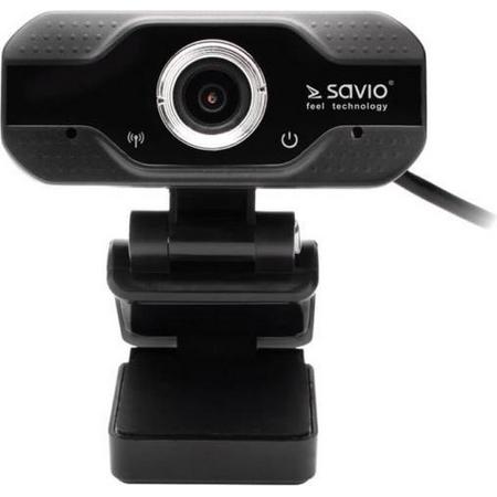 Savio CAK-01 webcam 1920 x 1080 Pixels USB Zwart