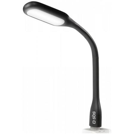 SBS TELEDLAMPK Zwart Lamp USB gadget