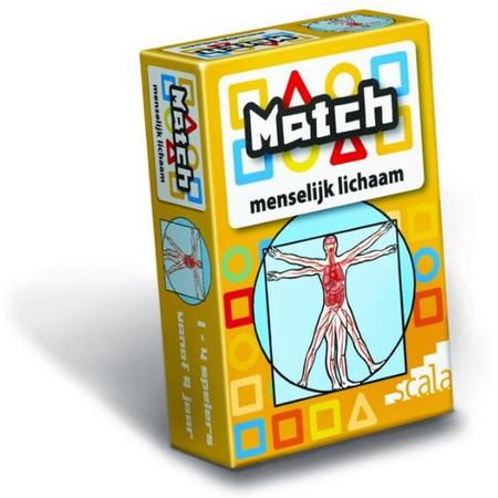 Match kaartspel 4 - Match menselijk lichaam