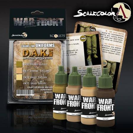 War Front D.A.K. set 1 - 4 kleuren - 17ml - SSE-027