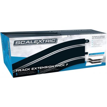 Scalextric - Track Ext. Pack 7 4 X 350mm Str. 4 X Radius 3 Curve 22.5° (Sc8556)