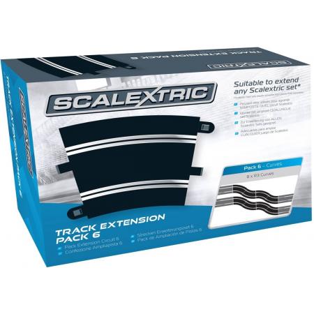 Scalextric - Track Extension Pack 6 8 X Radius 3 Curve 22.5° (Sc8555)
