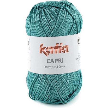 Katia Capri - kleur 173 Turkooisblauw - bundel 5 x 50 gr. / 125 m. - 100% katoen