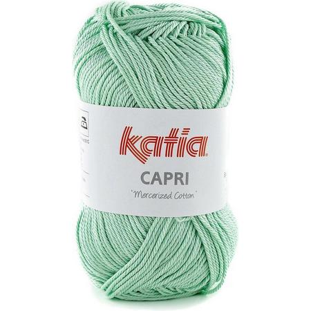 Katia Capri - kleur 174 Witgroen - bundel 5 x 50 gr. / 125 m. - 100% katoen
