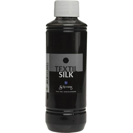 Zijdeverf ES Silk, diep zwart, 250 ml