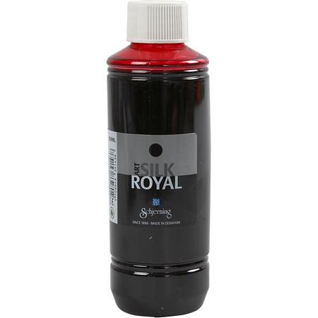 Zijdeverf Royal, rood, 250 ml